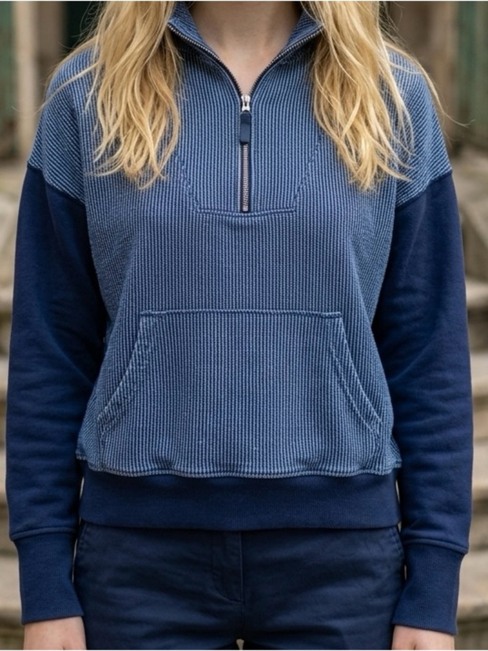 Vineyard Vines Cotton 1/4 Zip Pop-over Sweater/Sweatshirt